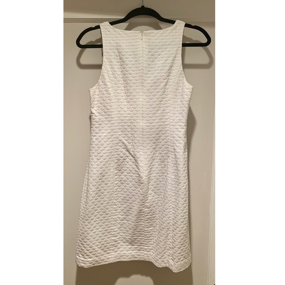 Lilly Pulitzer White & Gold Shift Dress size 4 - Picture 2 of 4